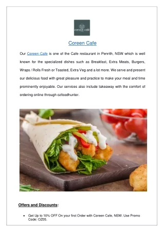 Coreen Cafe pdf