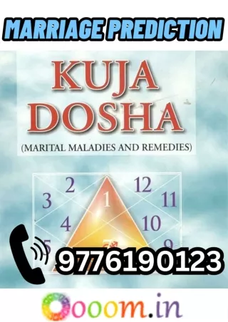 Marriage Prediction_ Kuja Dosha Free Consultation