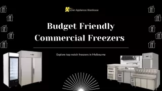 Affordable Commercial Fridge and Freezer in Melbourne