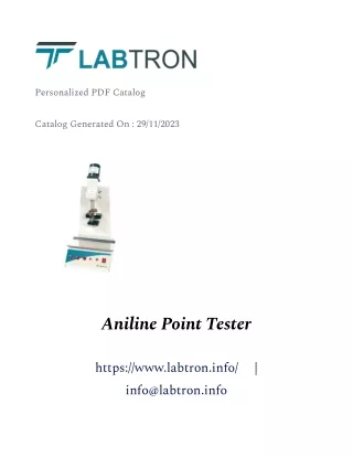 Aniline Point Tester