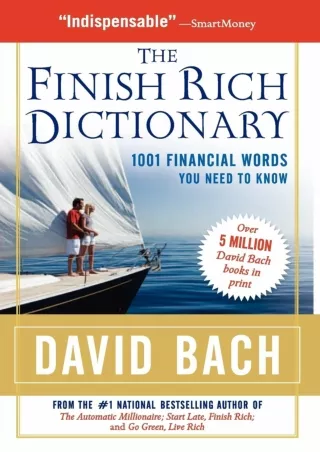 book❤️[READ]✔️ The Finish Rich Dictionary: 1001 Financial Words You Need to Know