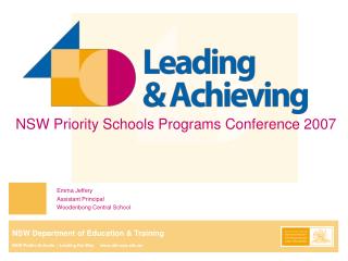 NSW Priority Schools Programs Conference 2007