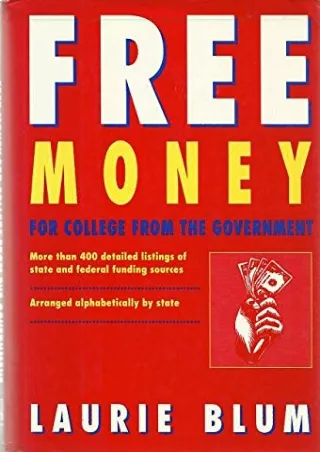 ✔DOWNLOAD⭐ Book [PDF]  Free Money for College from the Government (FREE MONEY SE