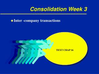 Consolidation Week 3