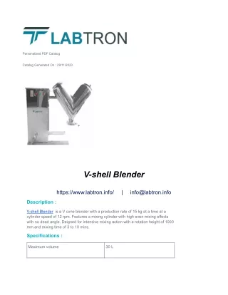 V-shell Blender