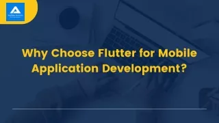 Why Choose Flutter for Mobile Application Development