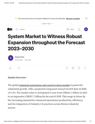 Industrial Automation and Control System Market Analysis and Trends