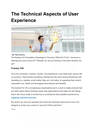 The Technical Aspects of User Experience