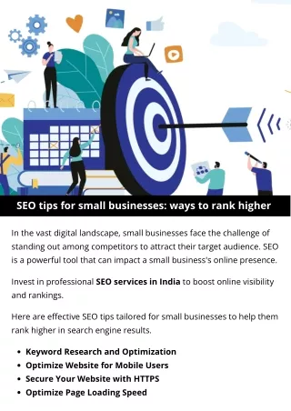 SEO tips for small businesses: ways to rank higher