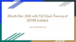 Full stack training