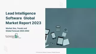 Global Lead Intelligence Software Market Business Statistics 2032