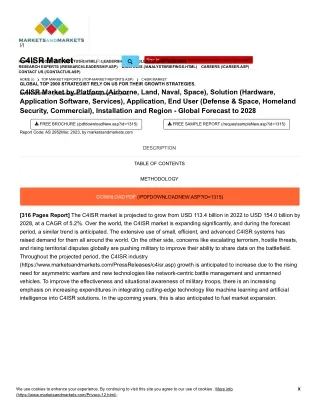 C4ISR market is projected to reach from $154.0 billion by 2028