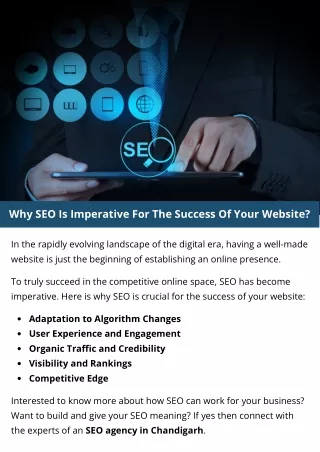 Why SEO Is Imperative For The Success Of Your Website?