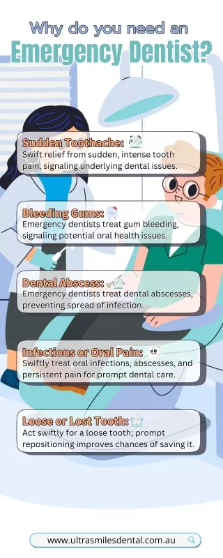 Why do you need an emergency dentist