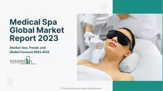 Medical Spa Market Segments, Scope, Share Analysis, Future Forecast To 2032