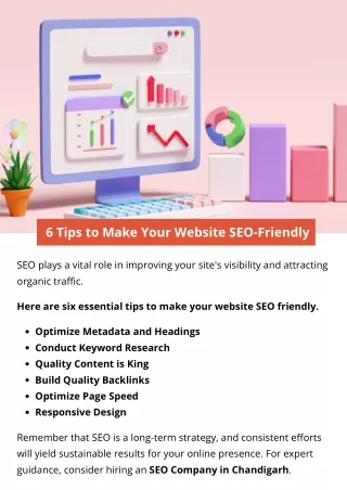 6 Tips to Make Your Website SEO-Friendly