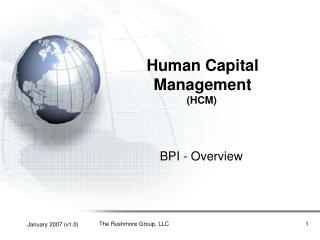 Human Capital Management (HCM)