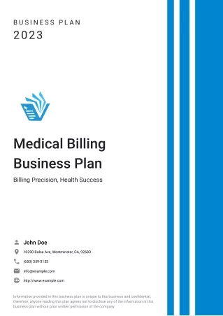 medical billing business plan