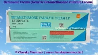 Betnovate Cream (Generic Betamethasone Valerate Cream)