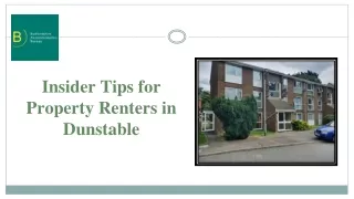 Insider Tips for Property Renters in Dunstable