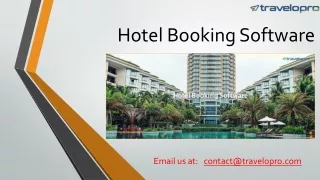 Hotel Booking Software