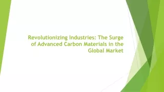 Advanced Carbon Material Market