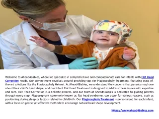 Flattened Head Plagiocephaly Treatment UK