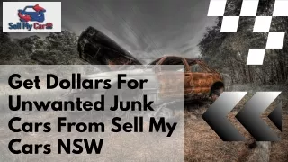 Get Dollars For Unwanted Junk Cars From Sell My Cars NSW