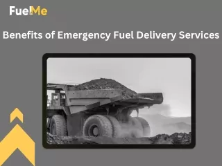 Benefits of Emergency Fuel Delivery Services