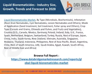 Liquid bionematicides market