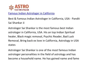Astrologer in california