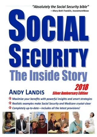 [PDF ❤READ⚡ ONLINE]  Social Security: The Inside Story, 2018 Silver Anniversary