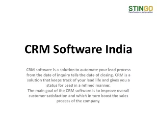 CRM Software India