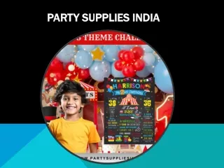 Birthday party Decoration Products kerala