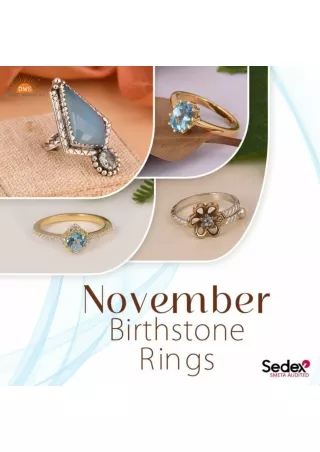 DWS Jewellery: Your Trusted Jaipur Supplier for November Birthstone Rings