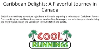 Caribbean Delights_A Flavorful Journey in Canada