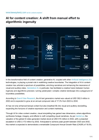 leewayhertz.com-AI for content creation A shift from manual effort to algorithmic ingenuity