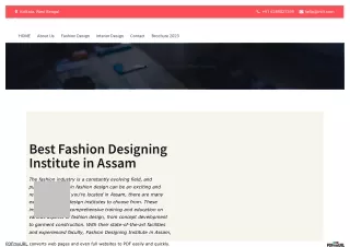 Fashion designing institute in Assam