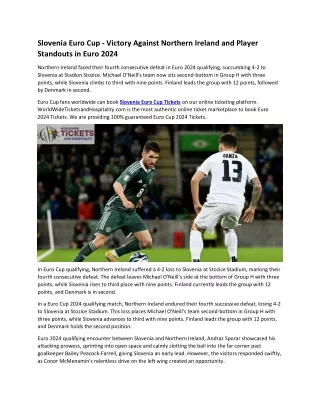 30WTH-Slovenia Euro Cup Journey - In Euro 2024 a Victory Against.docx
