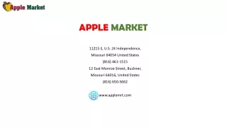 Sterling Apple Market PPT (1)