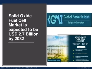 Solid Oxide Fuel Cell Market Trends, Statistics & Growth Forecast 2023- 2032
