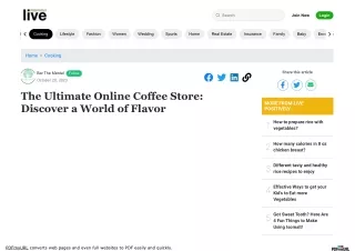 The Ultimate Online Coffee Store Discover a World of Flavor