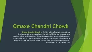 Omaxe Chandni Chowk PPT