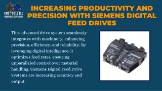 A Guide To Siemens Digital Feed Drive Systems