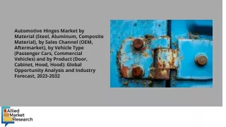 Automotive Hinges Market PDF