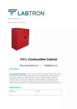 combustible cabinet