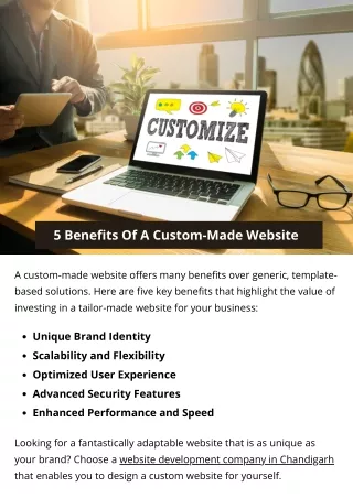 5 Benefits Of A Custom-Made Website