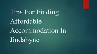 Tips For Finding Affordable Accommodation In Jindabyne