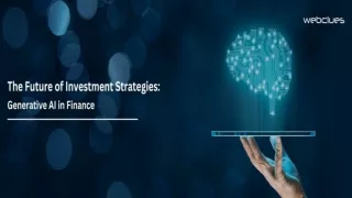 The Future of Investment Strategies: Generative AI in Finance