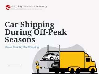 Car Shipping During Off-Peak Seasons: Tips for a Stress-Free Move